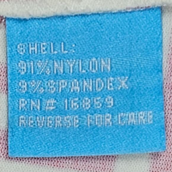 J. McLaughlin Brynn Catalina Cloth Button-Down Red White Geometric Stripe Size M - Picture 9 of 10